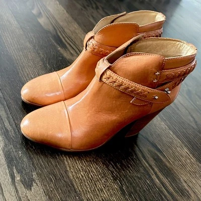 RAG & BONE ‘Harrow’ Belted Leather Ankle Boot (EU Size 39). Brand New W/O Box. - Image 1 of 4