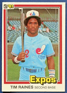 1981 Donruss Tim Raines Rookie #538 - Bild 1 von 2