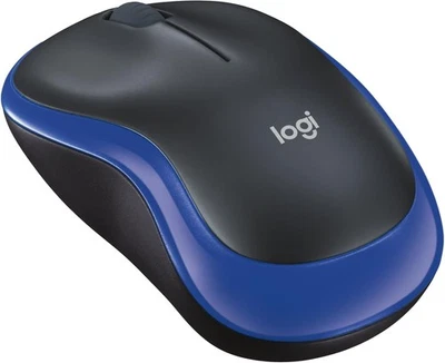 Logitech M185 Wireless Mouse 2.4GHz USB Mini Receiver 12-Month Battery Life BLUE - Image 1 of 4