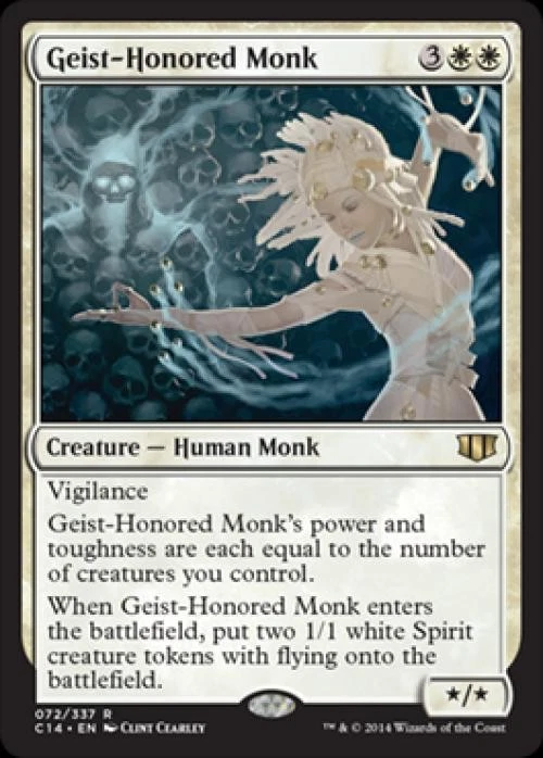Geist-Honored Monk - Medium Play MTG Commander 2014 Edition - Image 1 of 1
