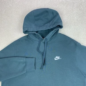 Nike Sportswear Club Fleece Hoodie Men's Large Green Sweatshirt Fleece BV2654 - Picture 1 of 13