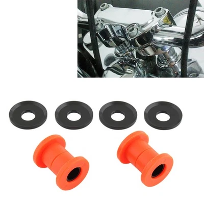 Polyurethane Handlebar Bar Riser Bushings For Harley Road King Electra Glide 83+ - Image 1 of 4