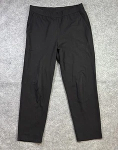 Eileen Fisher Organic Cotton Jersey Stretch Tapered Pants Women's S Black - Picture 1 of 10