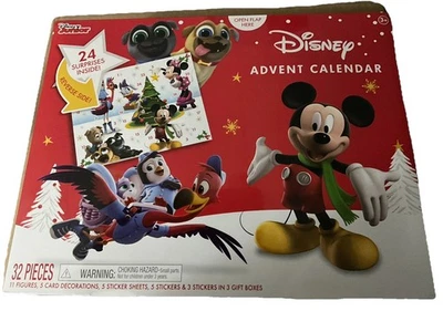 Disney Junior Advent Calendar 2020, 32 pieces, figures, decorations, & Stickers - Image 1 of 3