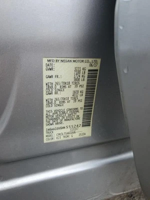 Used Fuel Pump Control Module fits: 2017 Nissan Titan Fuel Pump 5.6 Grade A Foto 1 de 4