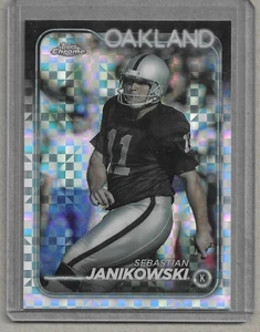 2024 TOPPS CHROME "X-FRACTOR" SEBASTIAN JANIKOWSKI #154 NM-MT!! RAIDERS - Picture 1 of 2