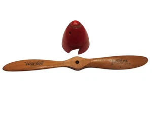 Top Elite 10 Inch Wood Propeller w/ Spinner RC Airplane Model Balsa Kit - Picture 1 of 3