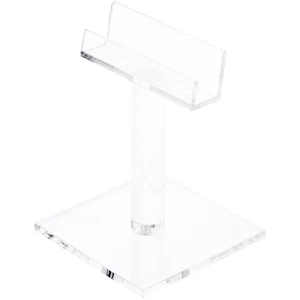 Plymor Clear Acrylic Display Stand for Eyeglass Frames, 4" H x 3" W x 3" D - Picture 1 of 2