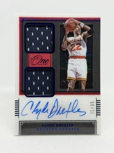 🔥 2020-21 Panini One and One – Clyde Drexler Autograph – /35 – Game-Worn/Used - Picture 1 of 3