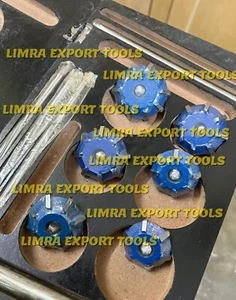 17x CHEVY 350 Small CARBIDE Block Series Head VALVE SEAT CUTTER KIT - Picture 1 of 7