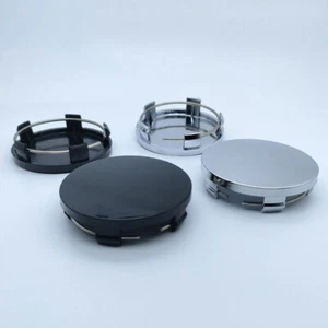 4Pcs 56mm 60mm Auto Car Wheel Hub Center Caps Covers ABS Universal Accessories - Picture 1 of 13