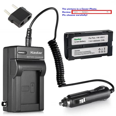 Cargador de viaje de batería CA Kastar para RCA PRO V730 PRO V741 PRO V742 BDC-46 BDC58 Foto 1 de 4