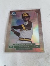 Ozzie Smith SP Mlb Draft History 2016 Bowman Chrome San Diego Padres