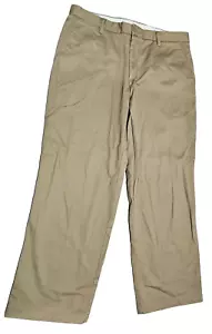 Dockers D3 Mens Size 36x29 Classic Fit Tan Chino Flat Front Cotton Dress Pants - Picture 1 of 6