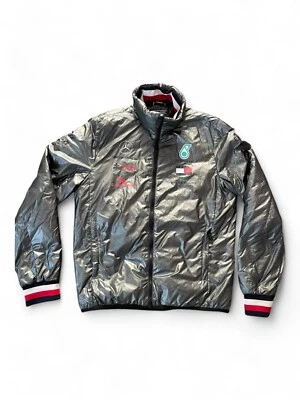Mercedes F1 - Team Issue Silver Padded Jacket - Small - Image 1 of 4
