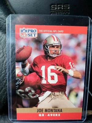 Juego de tarjetas de fútbol americano profesional 1990 Foto 1 de 4