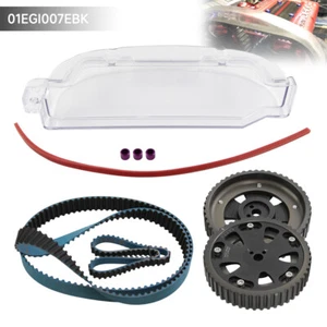 Cam Gear +Cam Cover +Timing Belt For Mitsubishi Lancer EVO 1-3 Eclipse DSM 4G63 - Picture 1 of 10