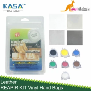 Kasa Diy No Heat Liquid Leather & Vinyl Repair Kit Mixing Spatula Filler Fabric - Picture 1 of 3