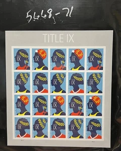 US Scott #5668-71  Title IX, Sheet of 20 Forever Stamps MNH - Picture 1 of 1