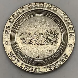 Token de juego Orillia Ontario Canadá ranura de $0.25 de Casino Rama - Imagen 1 de 2
