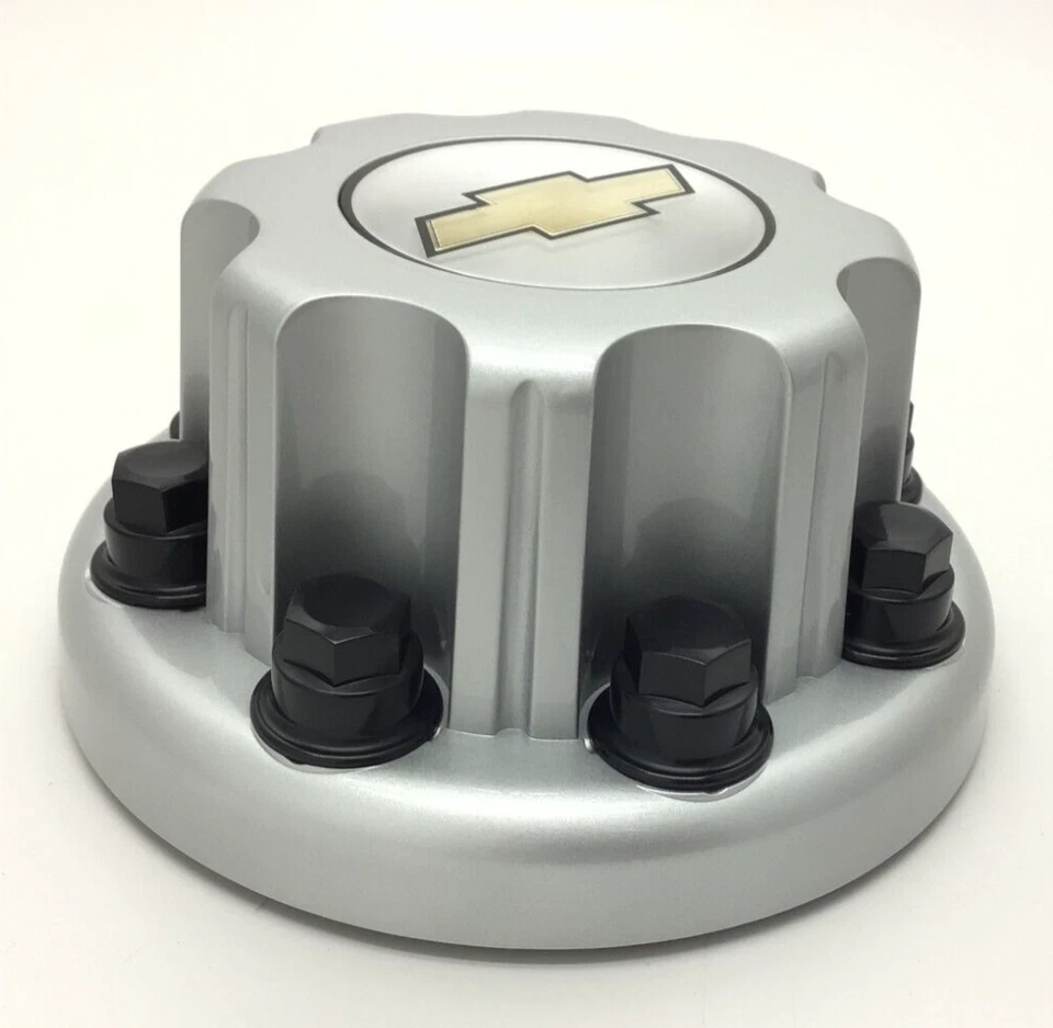 01-07 Chevrolet 3500 03-24 Express 1 tonelada doble rueda trasera 8 orejetas tapa central plateada Foto 1 de 4