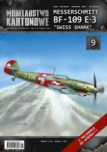 MODEL KARTONOWY 009 - Bf-109 E-3 'Swiss Shark' - 1/33 paper model - Picture 1 of 6
