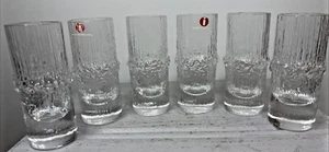 Iittala (Finland) 'Niva' Designed by Tapio Shot Glass x 6 Vintage - Picture 1 of 10