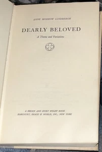 A Helen and Kurt Wolff Bk.: Dearly Beloved : A Theme and Variations by Anne 1962 - Picture 1 of 5
