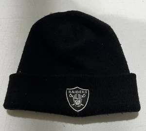 Las Vegas Raiders Adult Beanie, Black Color Beanie One Size Fits Most -NEW - Picture 1 of 2