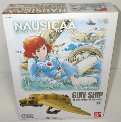 Bandai Ghibli Nausicaa Valley of Wind Gun Ship 1/20 Scale Model from Japan Rare - Image 1 of 4