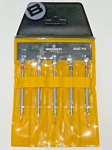 Bergeon 30080-P05 Set Of 5 Watchmakers Jewellers Screwdrivers - Swiss Precision - Picture 1 of 1