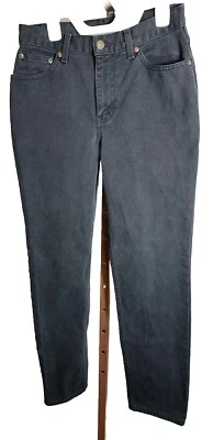 Pantalones de mezclilla para mujer Newport News Jeanology Collection negros con tachuelas talla 4 Foto 1 de 4