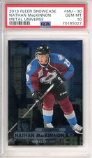2013-14 Fleer Showcase Nathan MacKinnon MU-30 Metal Universe Rookie PSA 10 RC