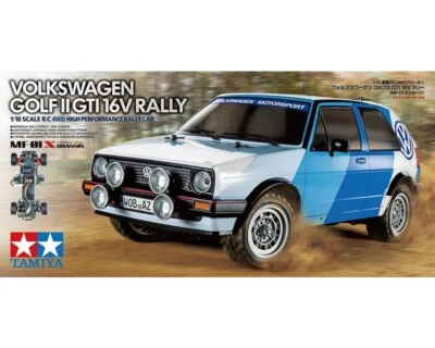 Tamiya VW Golf II GTI 16V Rally MF-01X Chassis 4WD 1:10 Kit 58714 modellismo - Immagine 1 di 4