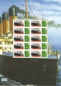 BC-338 2011 Titanic Launch Centenary Business Smilers Sheet - Picture 1 of 1