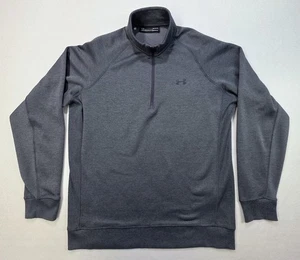 Suéter Under Armour Para Hombres L Tormenta Suéter Polar 1/4 Cremallera Coldgear USO LIMITADO - Imagen 1 de 11