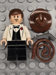 Lego Indiana Jones Minifigure IAJ024 Indiana Jones White Tuxedo - Picture 1 of 4