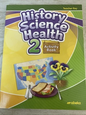 Abeka History Science Health 2 Activity Book TEACHER KEY Homeschool 2nd Grade - Image 1 of 2
