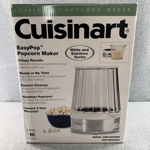 Cuisinart CPM-900 Easypop Popcorn Maker Healthy Popper Stainless w Serving Bowl - Picture 1 of 8