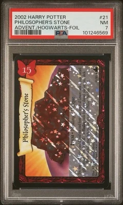 Harry Potter TCG WOTC Philosopher’s Stone Foil PSA 7 Adventure at Hogwarts - Image 1 of 2