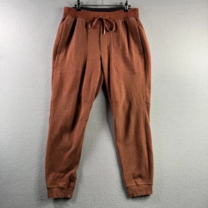 Lululemon Pants Mens Large Terracotta At Ease Jogger Soft Stretch Yoga Gym - Picture 1 of 16