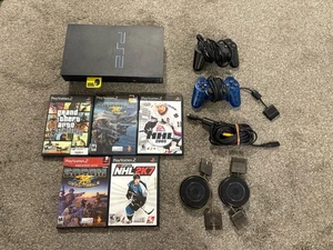 Playstation 2 PS2 Bundle SCPH3001 w/Controllers, GTA, SOCOM, NHL, Memory, Cords - Picture 1 of 6