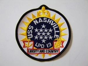 USS NASHVILLE SPD-13 PATCH FULL COLOR NEW OLD STOCKVA9-4 - Picture 1 of 1