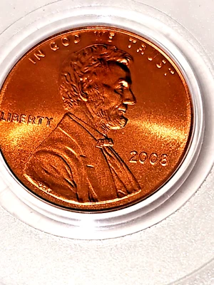 2008P Lincoln Cent PCGS MS69RD Lincoln Satin Finish! - Image 1 of 4