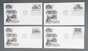 MayfairStamps US FDC 1981 Washington DC Scott 1928-1931 Unsealed American Archit - Picture 1 of 2