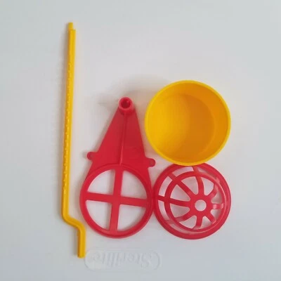 MOUSETRAP GAME...2005...REPLACEMENT "BASE C, CAGE POST, CAGE, AND WASH TUB Bin16 - Image 1 of 3