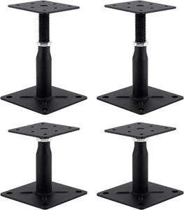 4 Pack Adjustable Support Jack for Floor, Post, Deck Foundation, RV Step Stabili - Picture 1 of 12