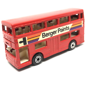Lesney Matchbox Superfast The Londoner Berger Paints 1972 Red - Made In England