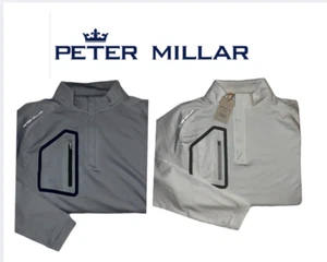 Neu Peter Millar M Crown Sport Forge Performance Quarter Zip Pullover Golf - Bild 1 von 13