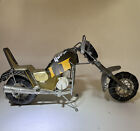 Original Handmade Scrap Found Object Metal Art Motorcycle Chopper Sculpture 